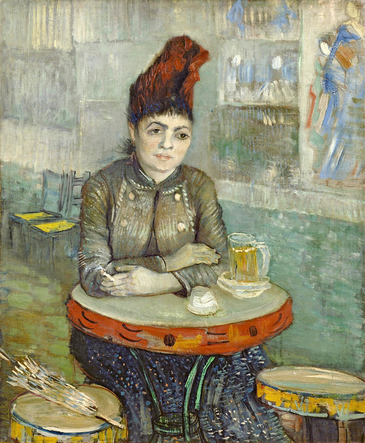 Agostina Segatori Sitting in the Café du Tambourin (1887–1888) by Vincent van Gogh