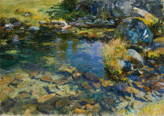 Alpine Pool (1907) by John Singer Sargent