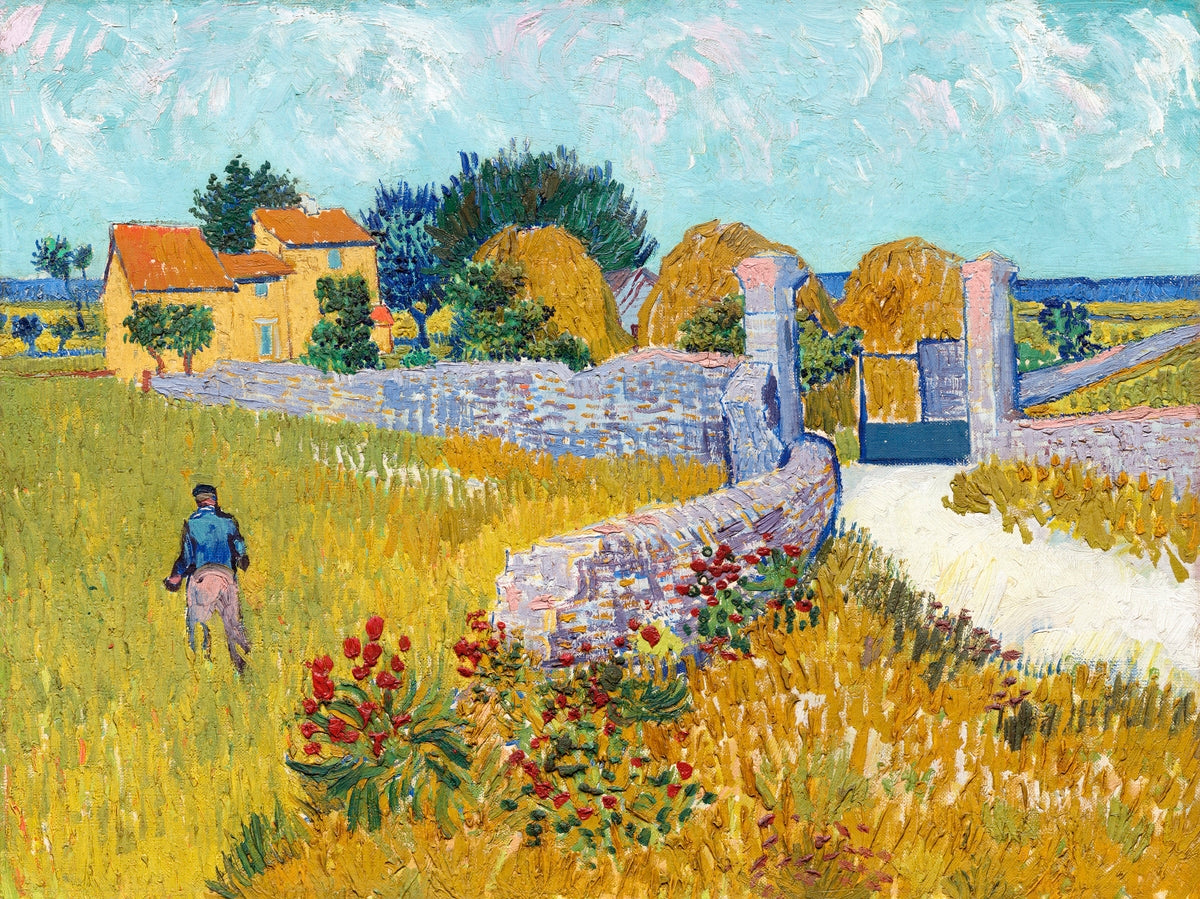 Farmhouse in Provence (1888) by Vincent van Gogh