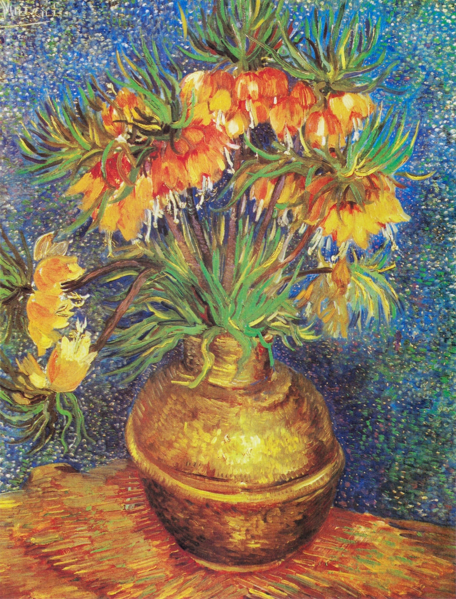 Imperial Fritillaries in a Copper Vase (1887) by Vincent van Gogh