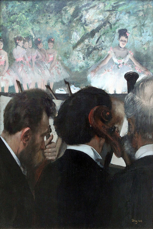 Orchestra Musicians (1872) by Edgar Degas