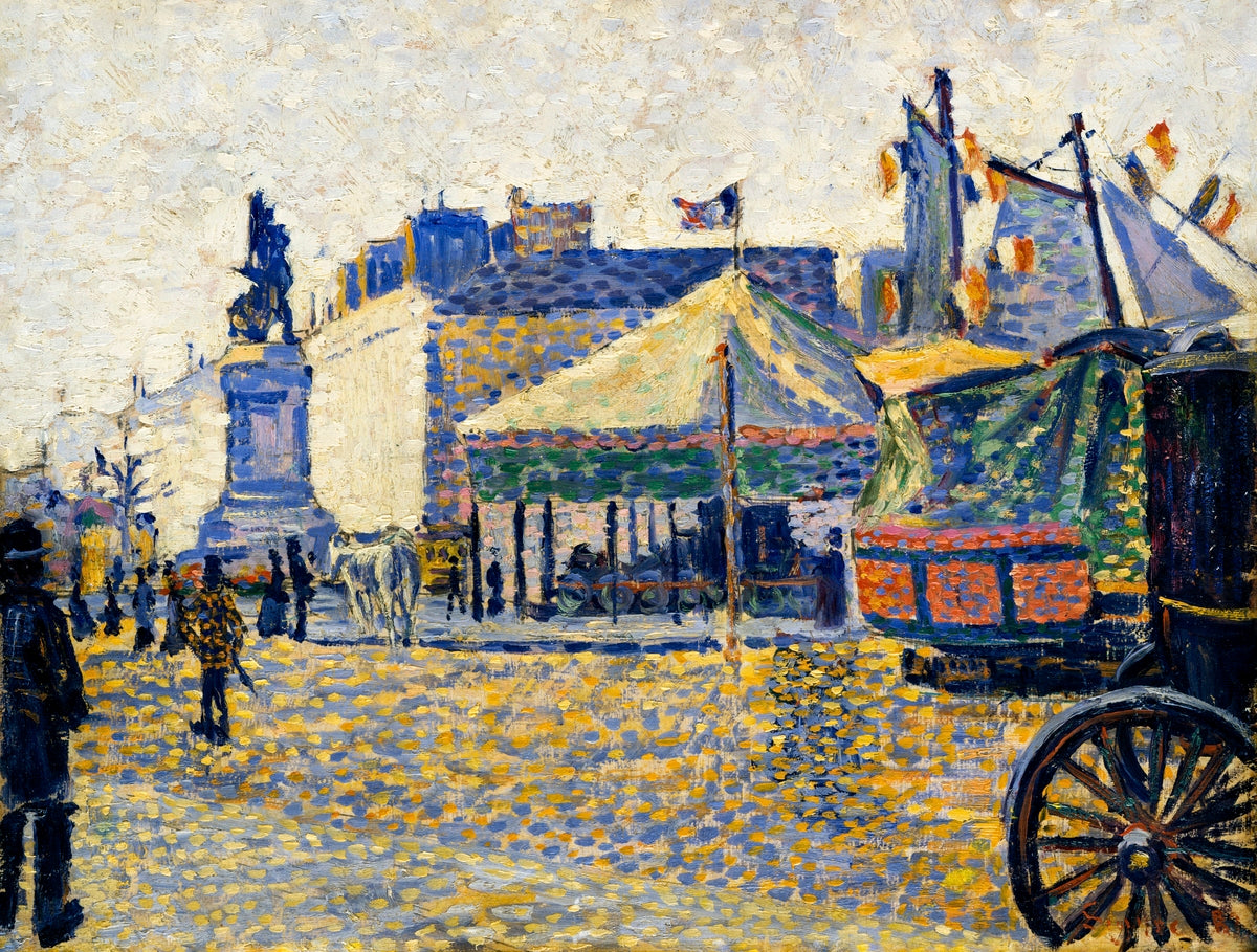 Place de Clichy (1887) by Paul Signac