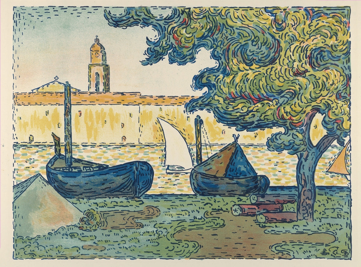 The Port, Saint–Tropez (ca. 1897–198) by Paul Signac