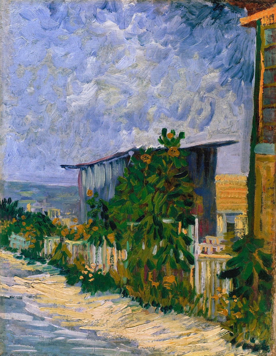 Shelter on Montmartre (1887) by Vincent van Gogh