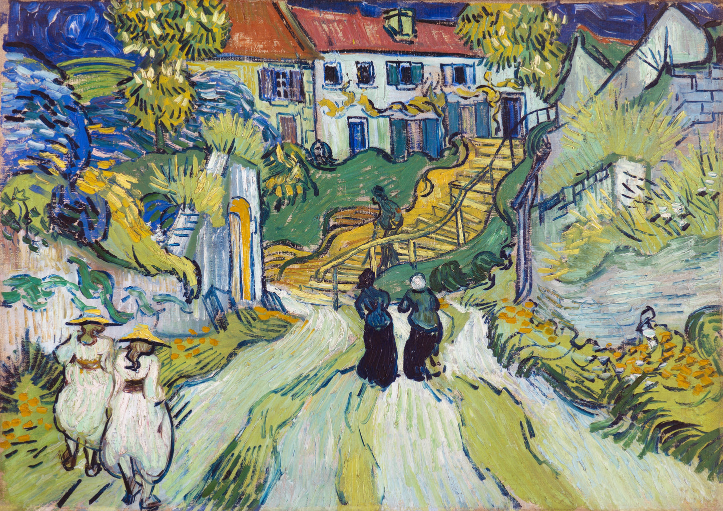 Stairway at Auvers (1890) by Vincent van Gogh