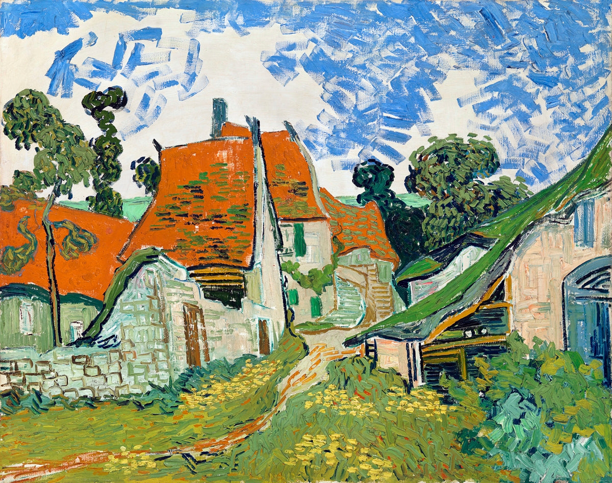 Street in Auvers-sur-Oise (1890) by Vincent van Gogh
