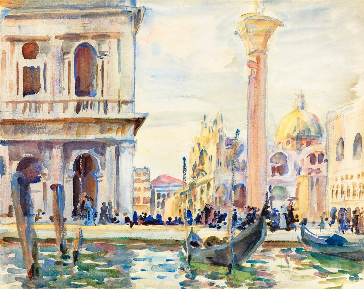 The Piazzetta (ca. 1911) by John Singer Sargent
