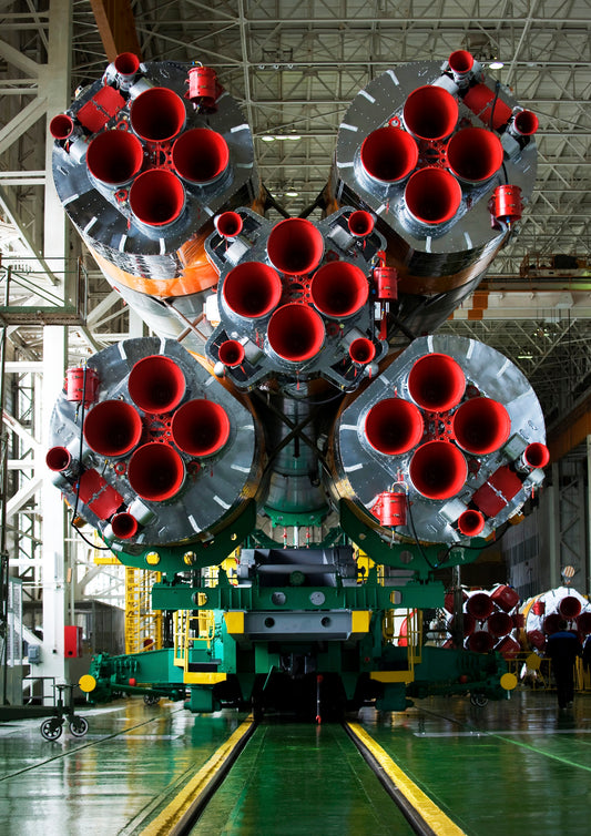 The boosters of the Soyuz rocket