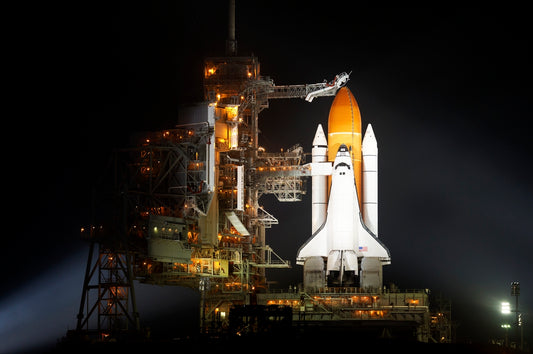 The space shuttle Discovery