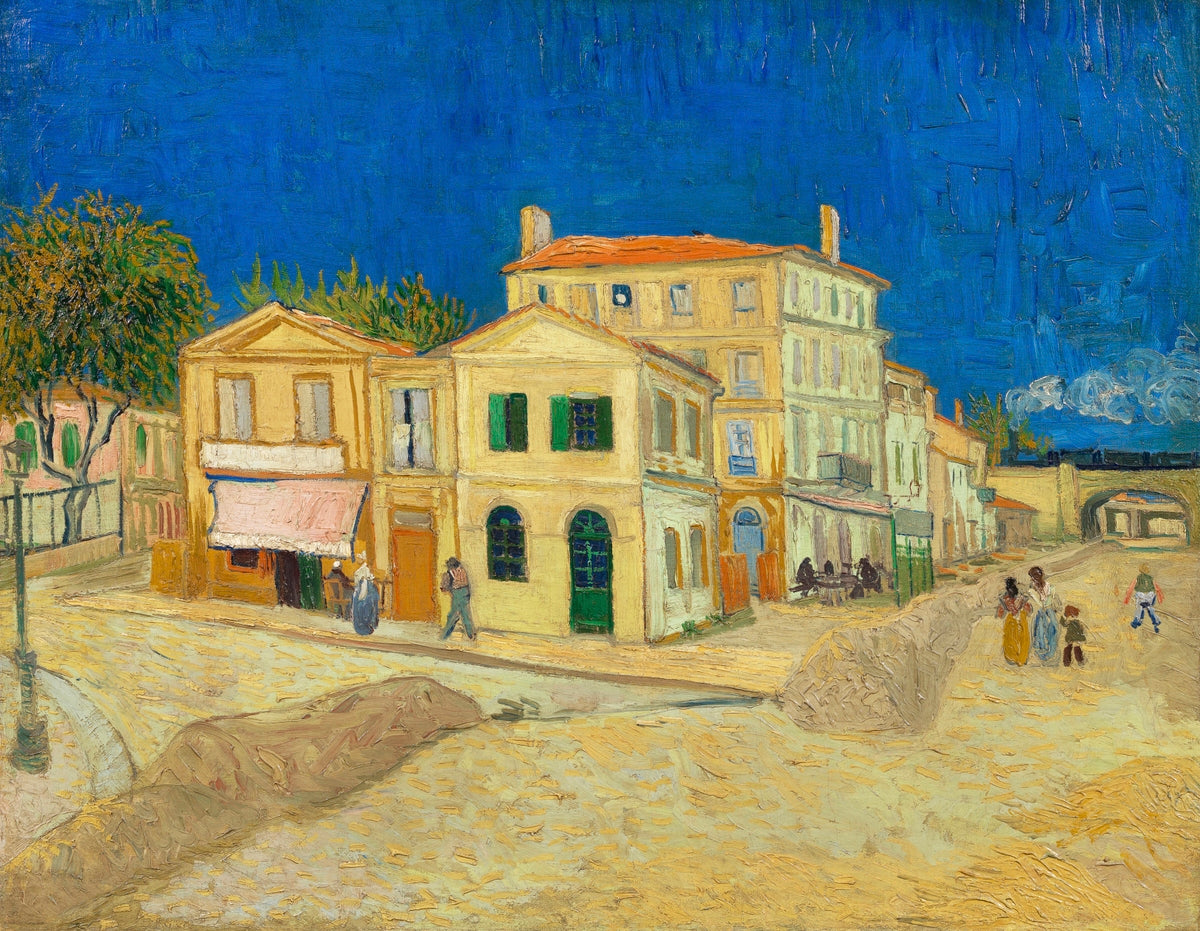The yellow house (1888) by Vincent van Gogh