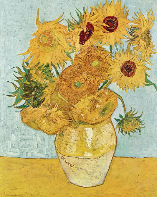 Vase with Twelve Sunflowers (1888–1889) by Vincent van Gogh