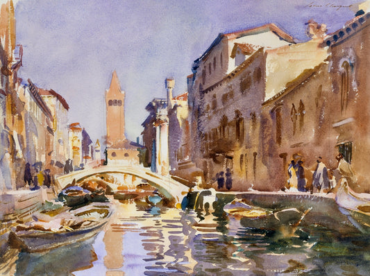 Venetian Canal (1913) by John Singer Sargent