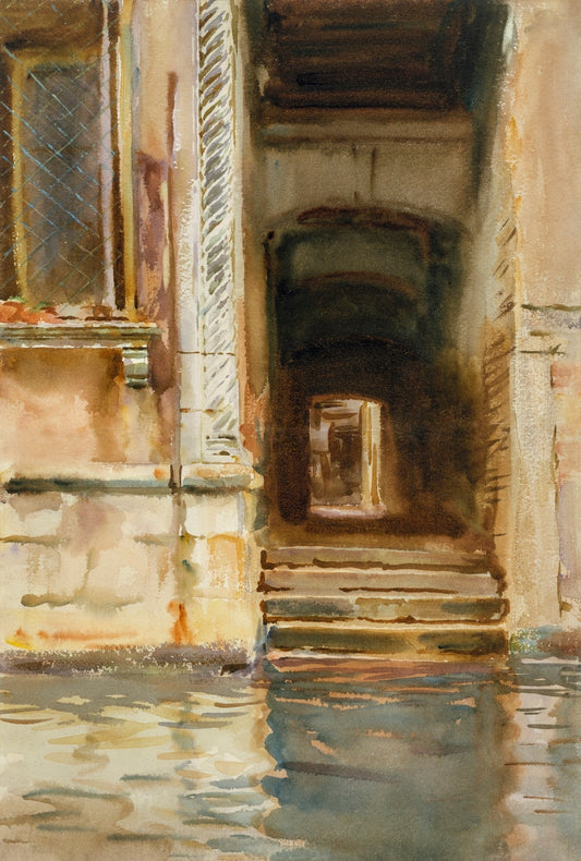 Venetian Passageway (ca. 1905) by John Singer Sargent.