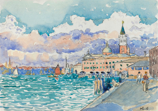 Venice (1903) painting in high resolution by Henri-Edmond Cross