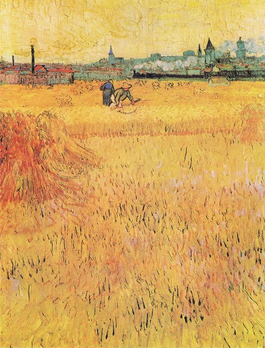 Wheat field with View of Arles (1888) by Vincent van Gogh
