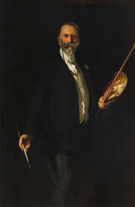 William M. Chase (1902) by John Singer Sargent
