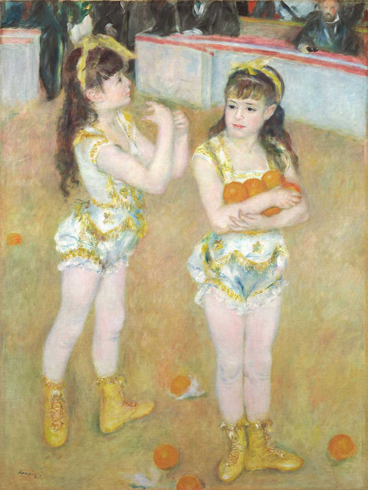 Acrobats at the Cirque Fernando by Pierre Auguste Renoir