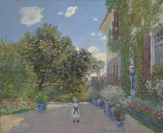 The Artist’s House at Argenteuil by Claude Monet