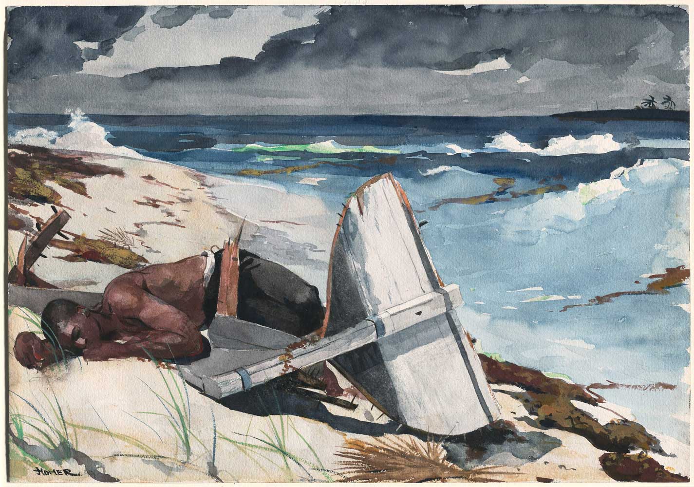After the Hurricane, Bahamas by Winslow Homer
