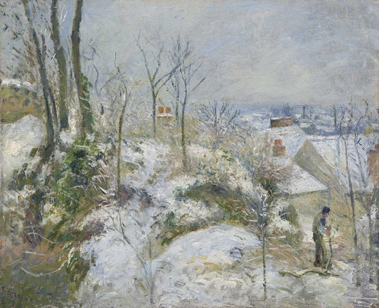 Rabbit Warren at Pontoise, Snow Claude Monet