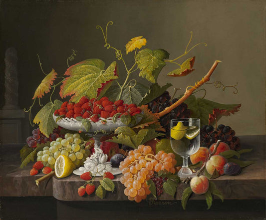 An Abundance of Fruit by Severin Roesen