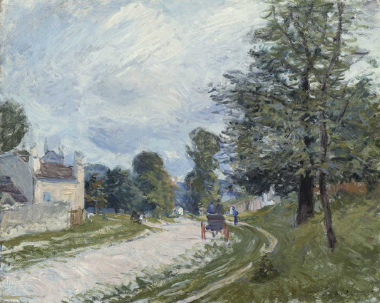 A Turn in the Road by Alfred Sisley 1875