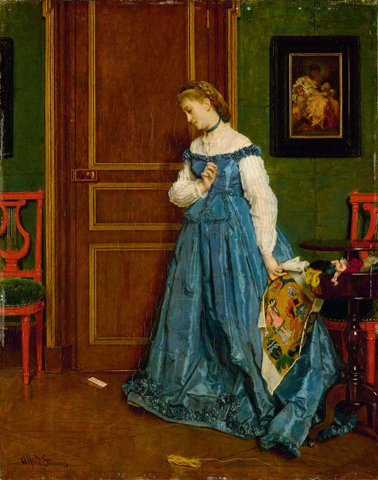 Hesitation (Madame Monteaux?) by Alfred Stevens 1867