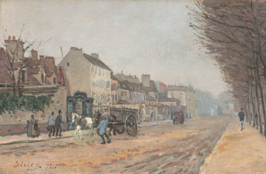 Boulevard Héloïse, Argenteuil by Alfred Sisley