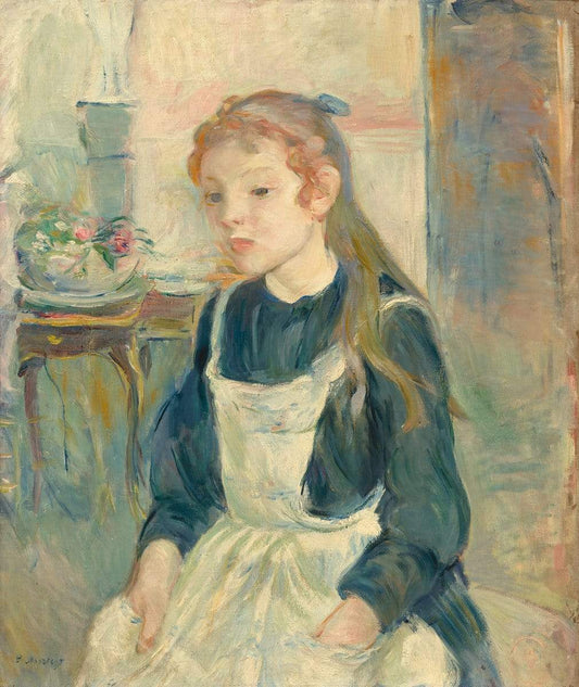Young Girl with an Apron by Berthe Morisot