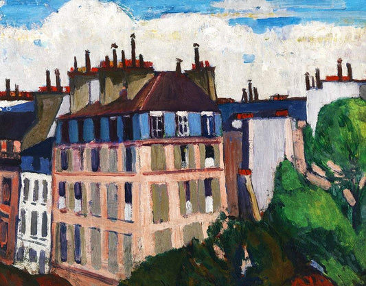 Rooftops, Paris (1909-1912) by Henry Sayen