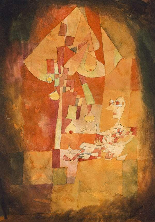 The Man Under the Pear Tree (1921) by Paul Klee