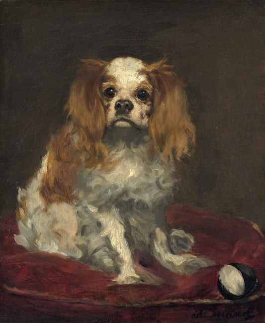A King Charles Spaniel by Edourd Manet 1866