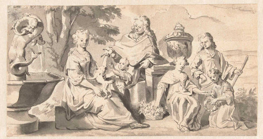 Drawing by Jan Weenix 1631