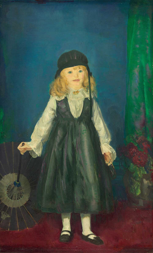 Anne with a Japanese Parasol by George Bellows 1917