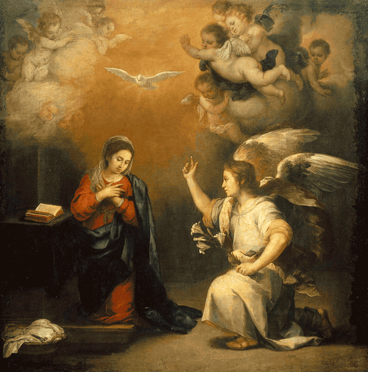 Annunciation to the Virgin by Bartolome Murillo