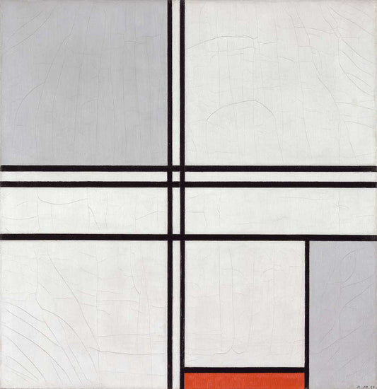 Composition (No. 1) Gray-Red by Piet Mondrian