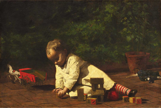 Baby at Play Thomas Eakins 1876
