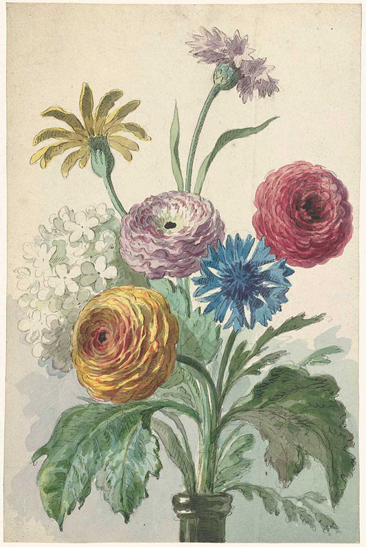 Bouquet of Flowers (B) by Willem van Leen 1763