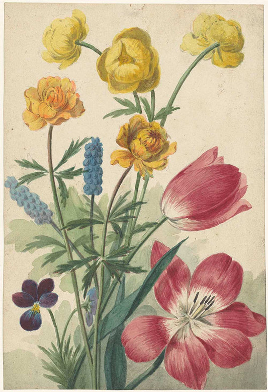 Bouquet of Flowers by Willem van Leen 1763