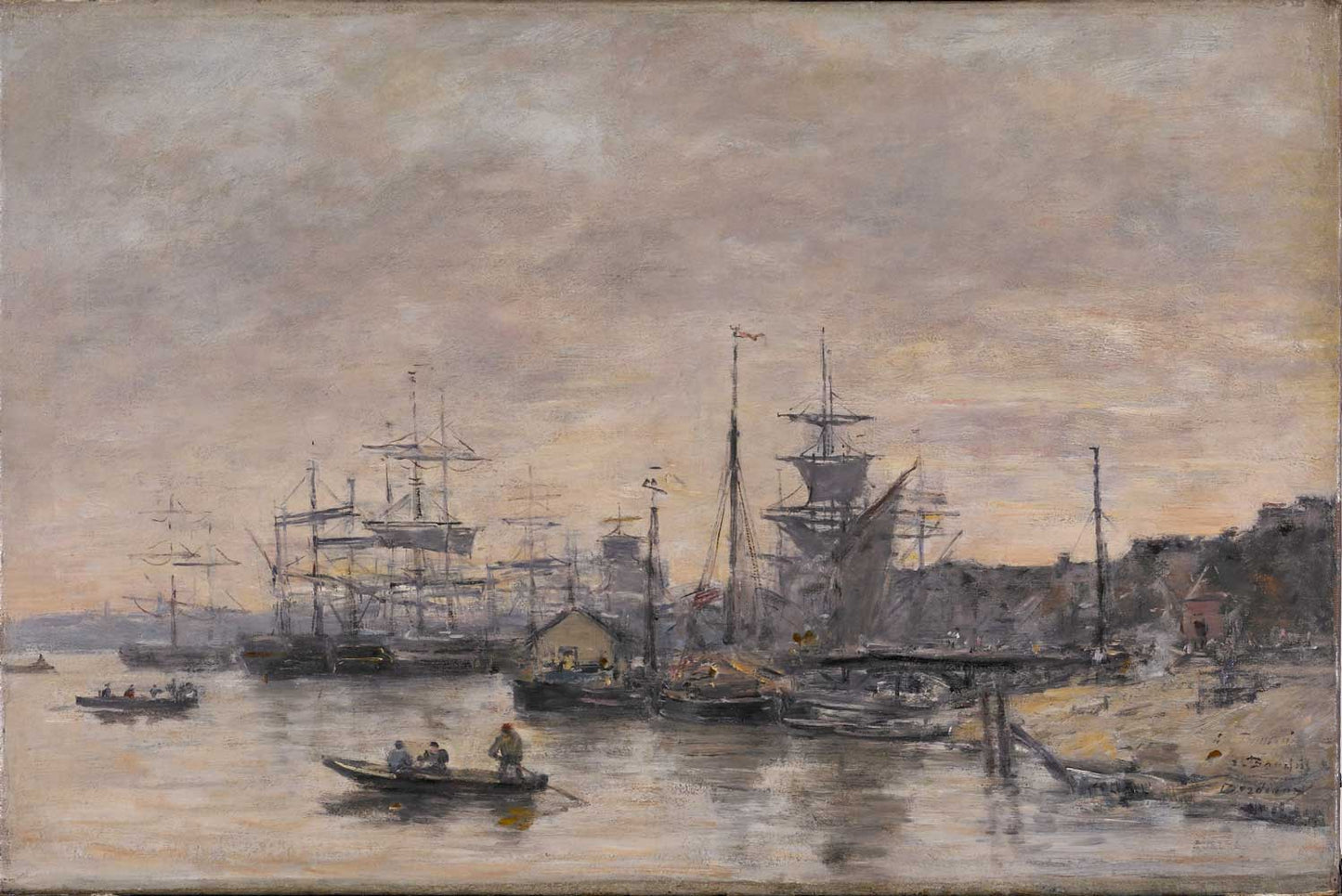 Bordeaux by Eugène Boudin 1874