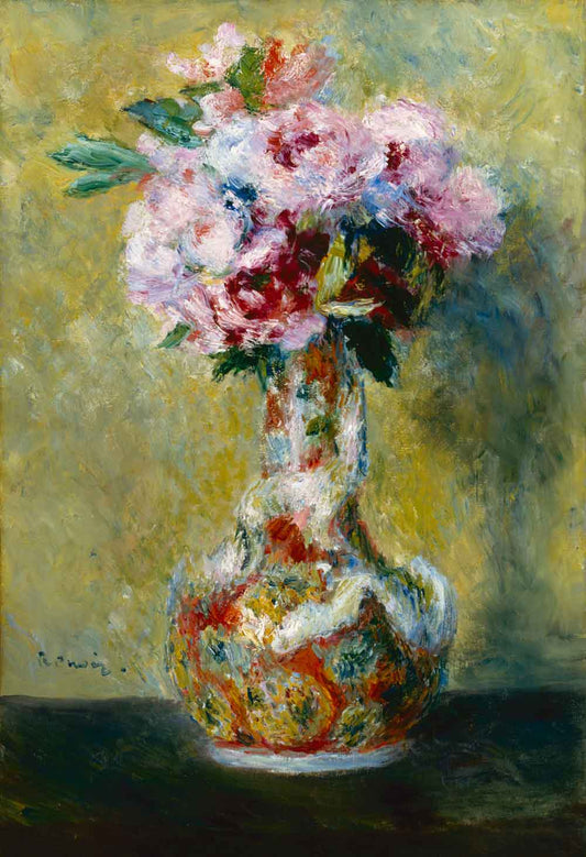 Bouquet in a Vase by Pierre-Aguste Renoir 1878