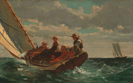 Breezing Up by Winslow Homer 1876