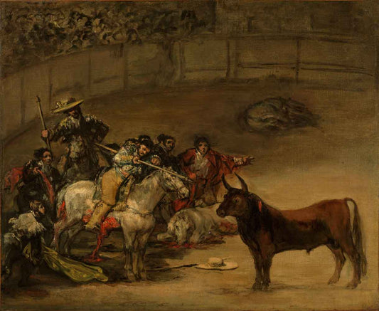 Bullfight by Francisco de Goya 1824
