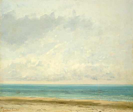 Calm Sea by Gustave Courbet 1866