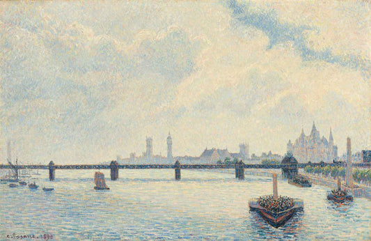 Charing Cross Bridge by Camille Pissarro 1890