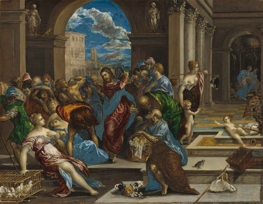 Christ Cleansing the Temple by El Greco 1570