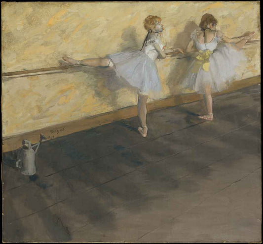 Dancers Practicing at the Barre by Edgar Degas 1877
