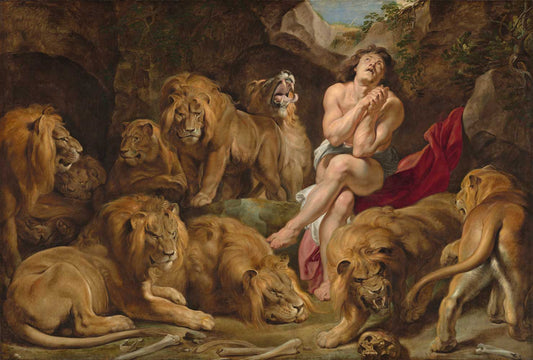 Daniel in the Lions' Den by Peter Paul Rubens 1615