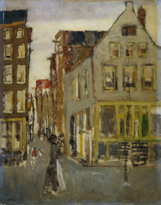Cityscape by George Hendrik Breitner 1917