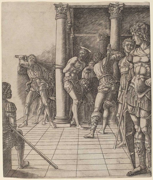 Flagellation of Christ by Andrea Mantegna 1475